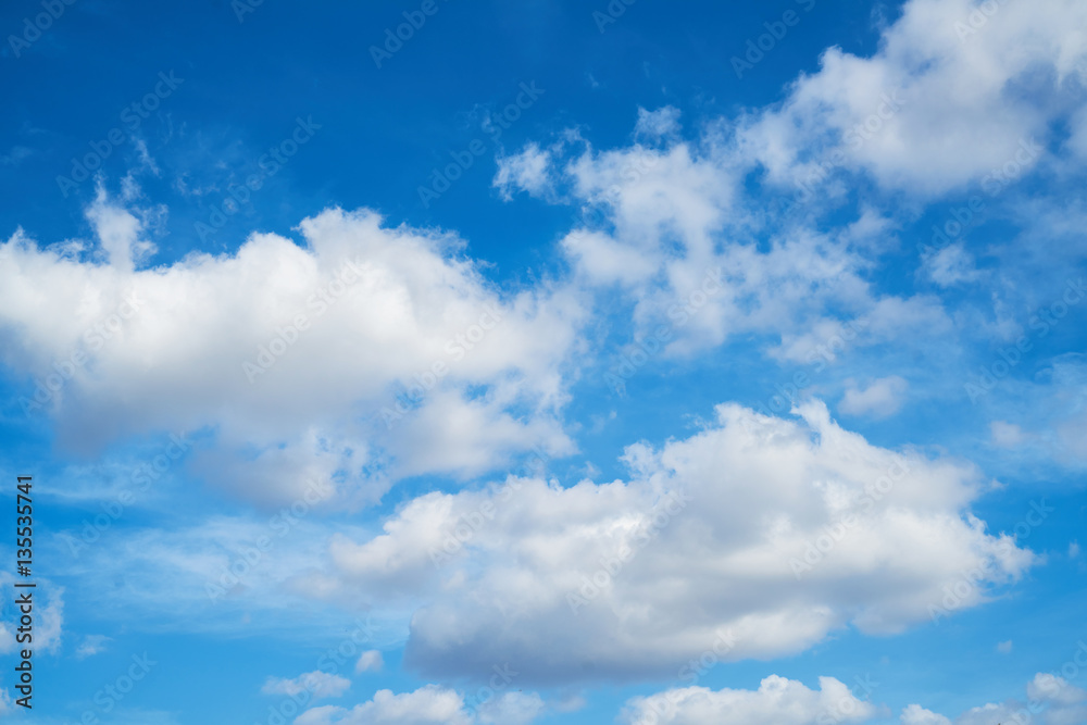 Blue Sky with Clouds