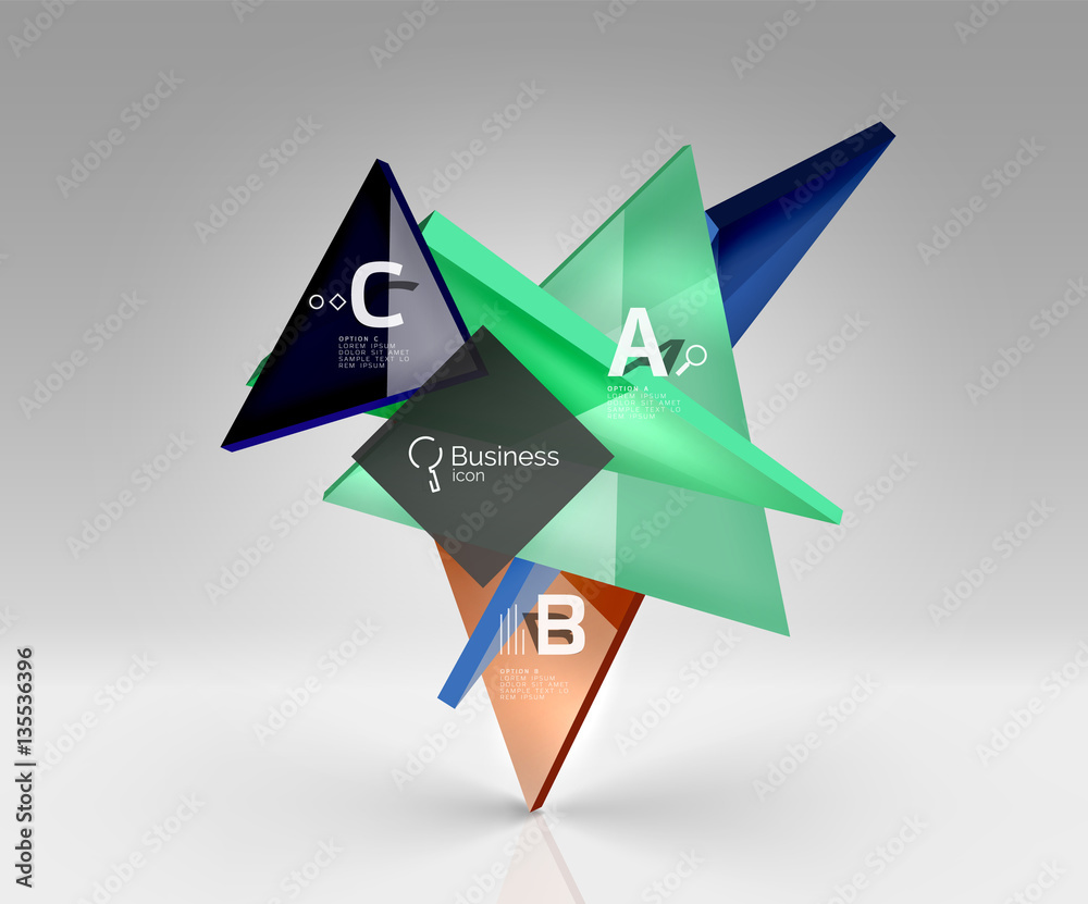 Vector 3d triangle abstract background Vector 3d triangle abstract background