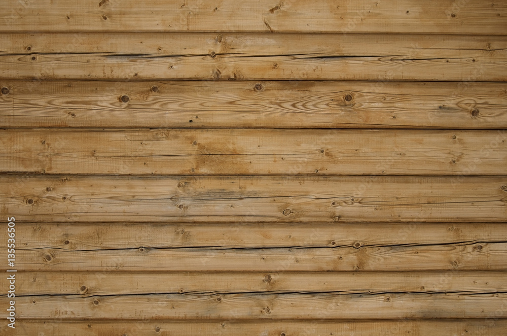 Naklejka premium Wooden horizontal planks