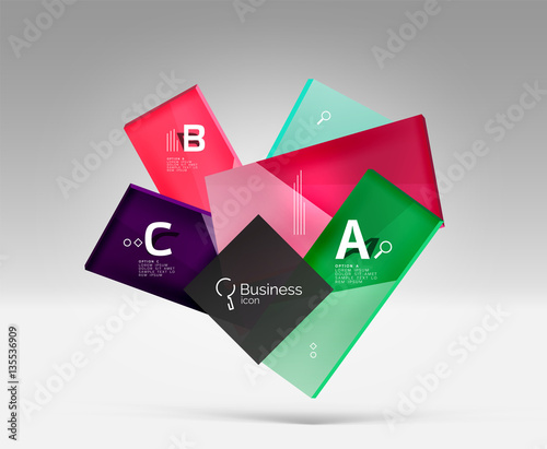 Futuristic abstract template