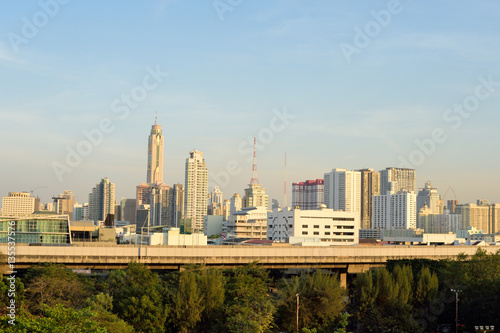 Modern building at Bangkok  Thailand
