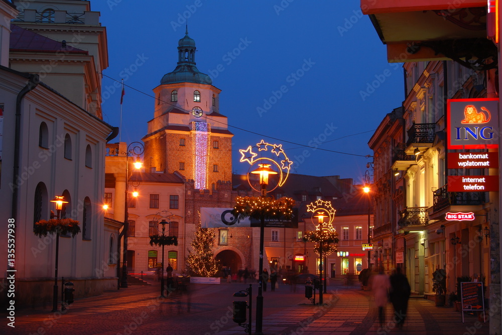 Lublin, Brama Krakowska XIV w.
