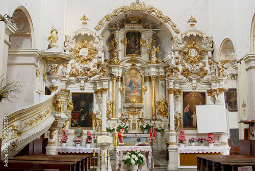 Lublin  Kosciol pw. Sw. Ducha  Wnetrze.