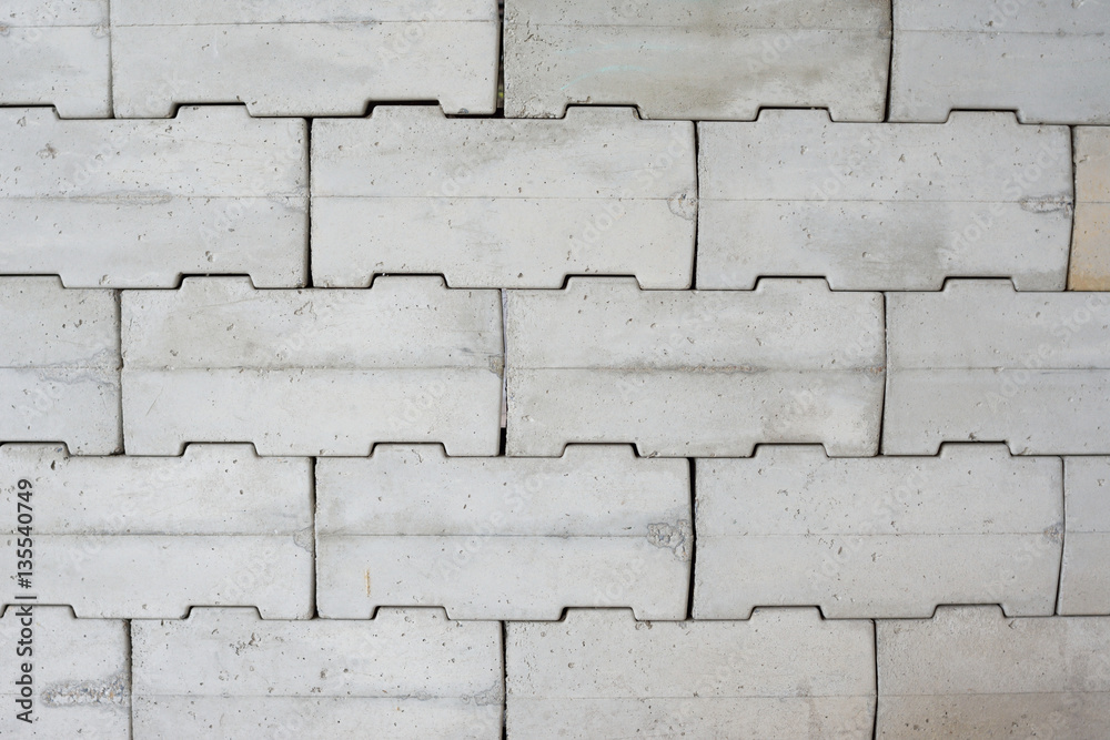 Fototapeta premium Grunge cement brick wall for background