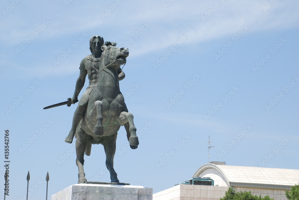 Grecja, Thessaloniki, Pomnik Aleksandra Macedonskiego.