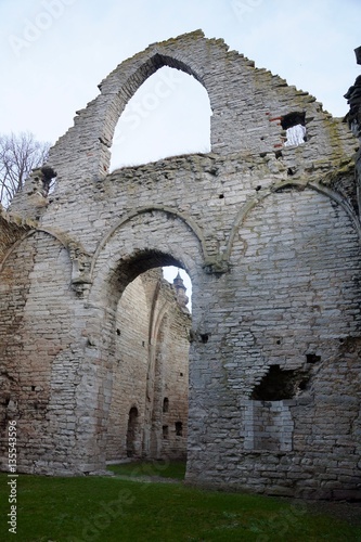 Church Ruin in Visby  Sweden
