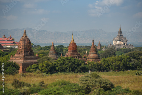 Ancient pagoda in Bagan  Myanmar