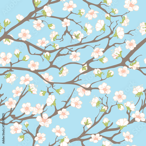 Spring seamless pattern.