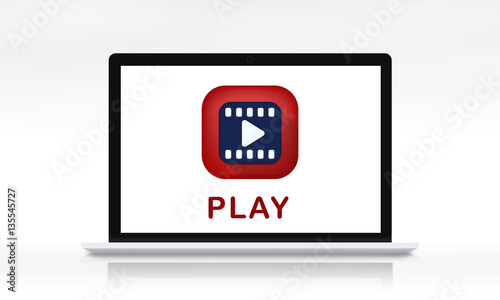 Entertainment Media Video Play Icon photo