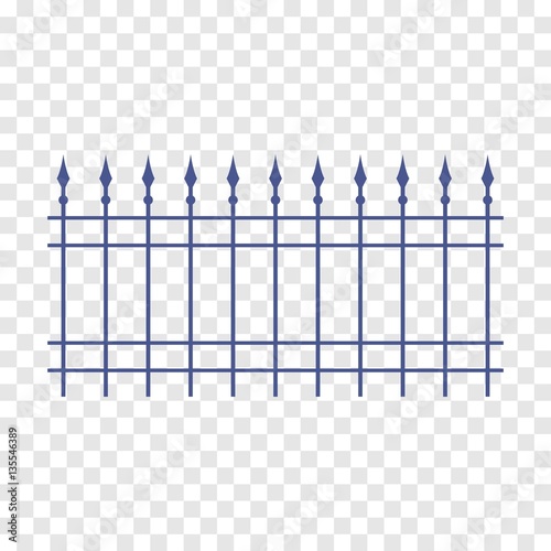 fence icon. vector