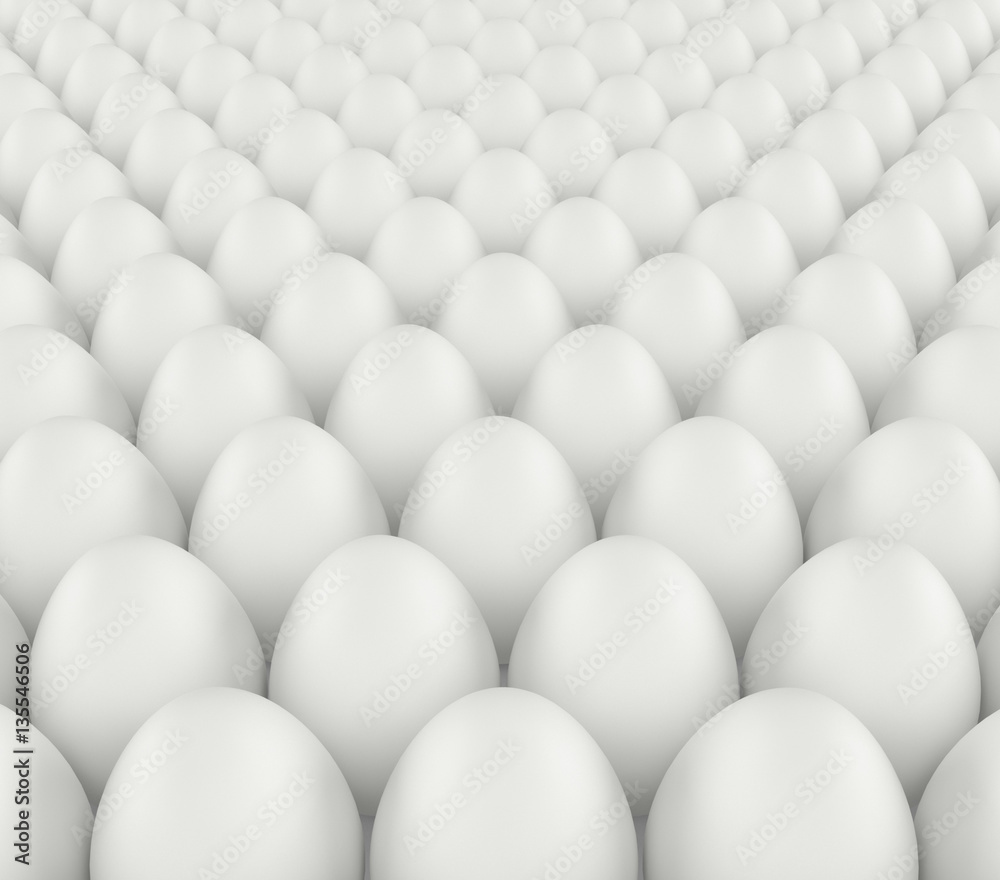 background of fresh eggs for sale. 3d render background of fresh eggs for sale. 3d render