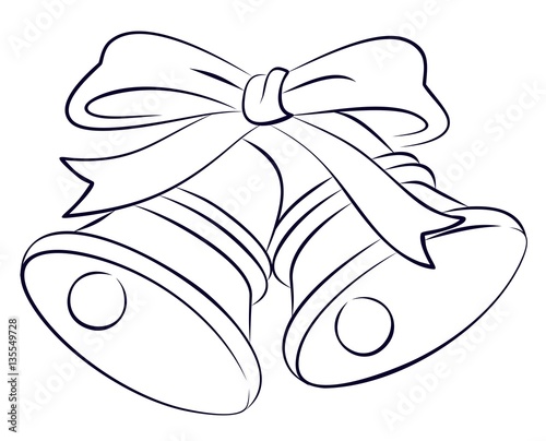 Bells with bow.