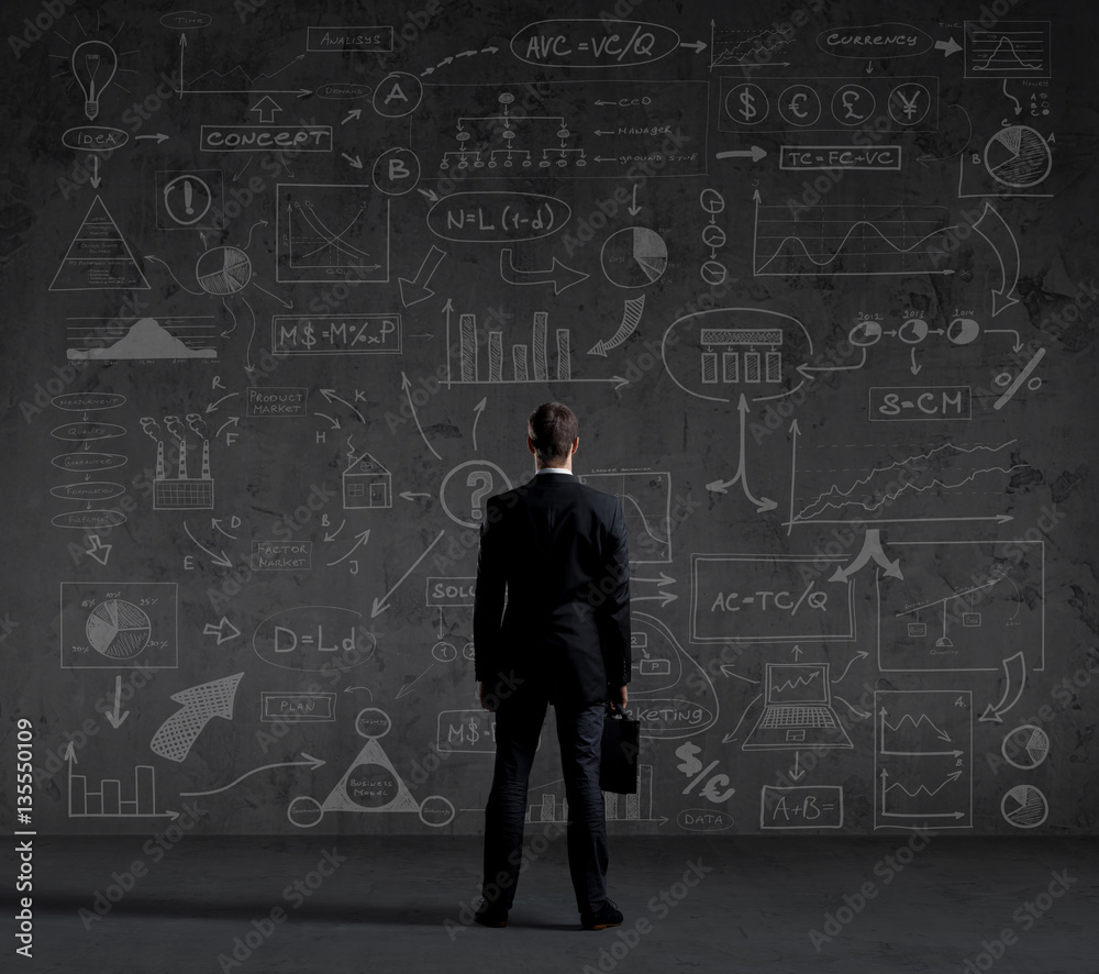 Businessman in suit. Business and office concept. Background wit Businessman in suit. Business and office concept. Background wit
