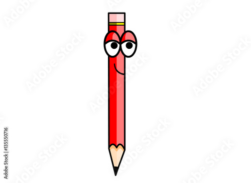 Cartoon pencil