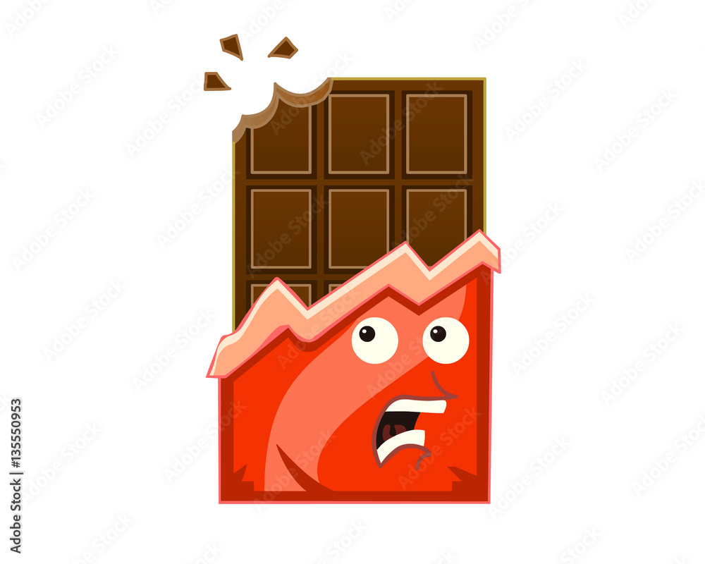 Cartoon chocolate Bar Stock Photo | Adobe Stock Cartoon chocolate Bar Stock Photo | Adobe Stock