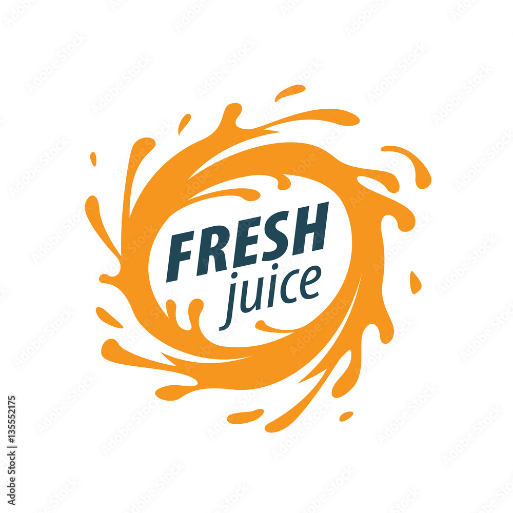 Obraz premium juice splash vector sign