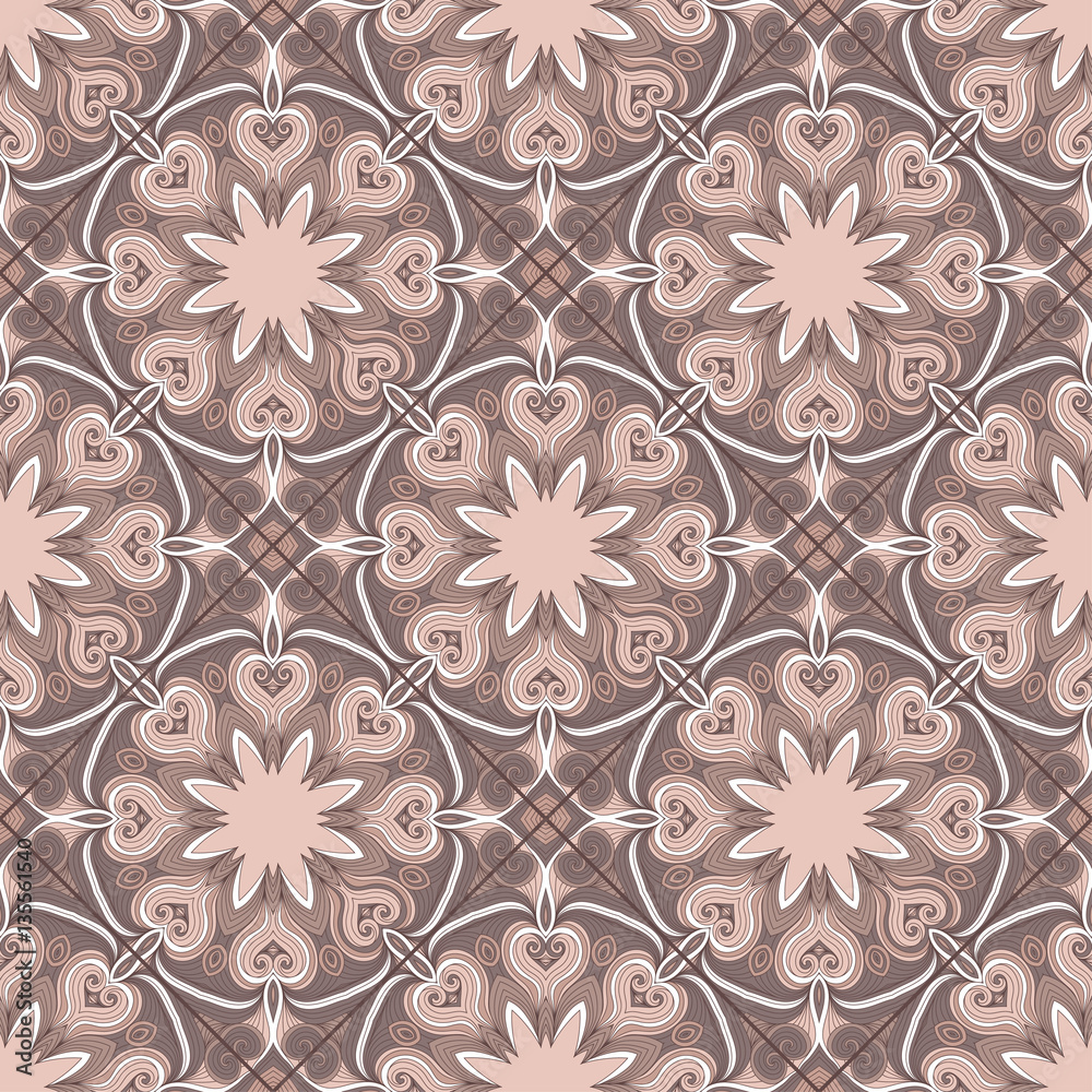 Elegant mandala seamless pattern Elegant mandala seamless pattern
