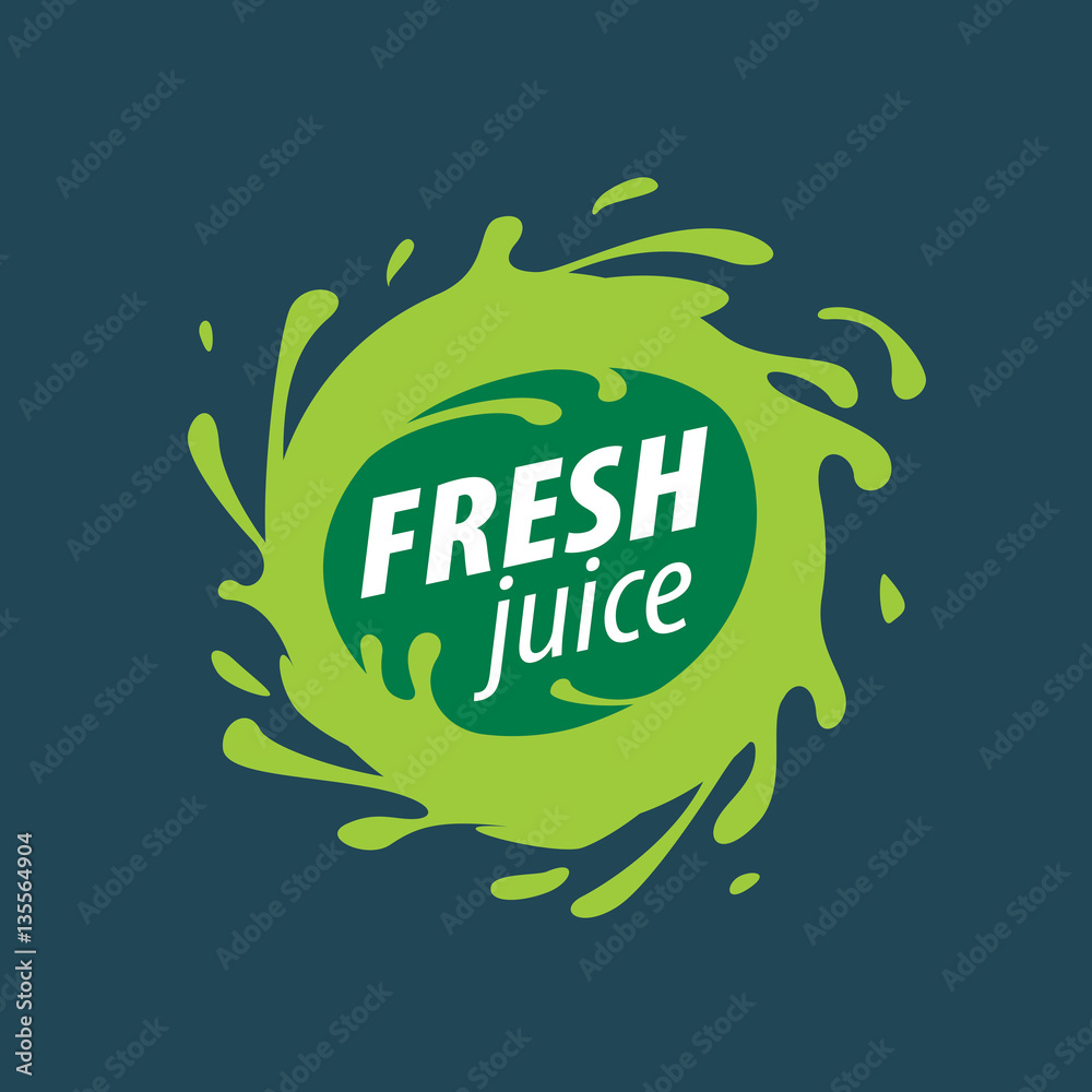 Obraz premium juice splash vector sign
