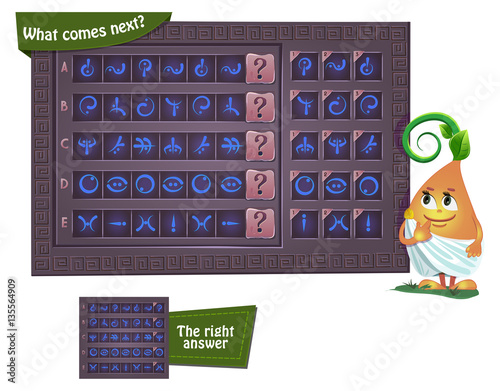 What comes next hieroglyphs