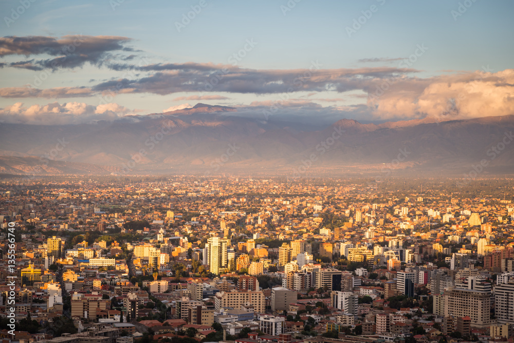 Sunrise in Cochabamba