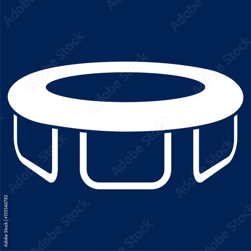 Trampoline icon - Illustration