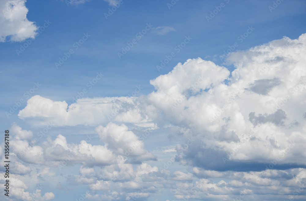 blue sky vivid and big cloud beautiful Colorful in nature blue sky vivid and big cloud beautiful Colorful in nature
