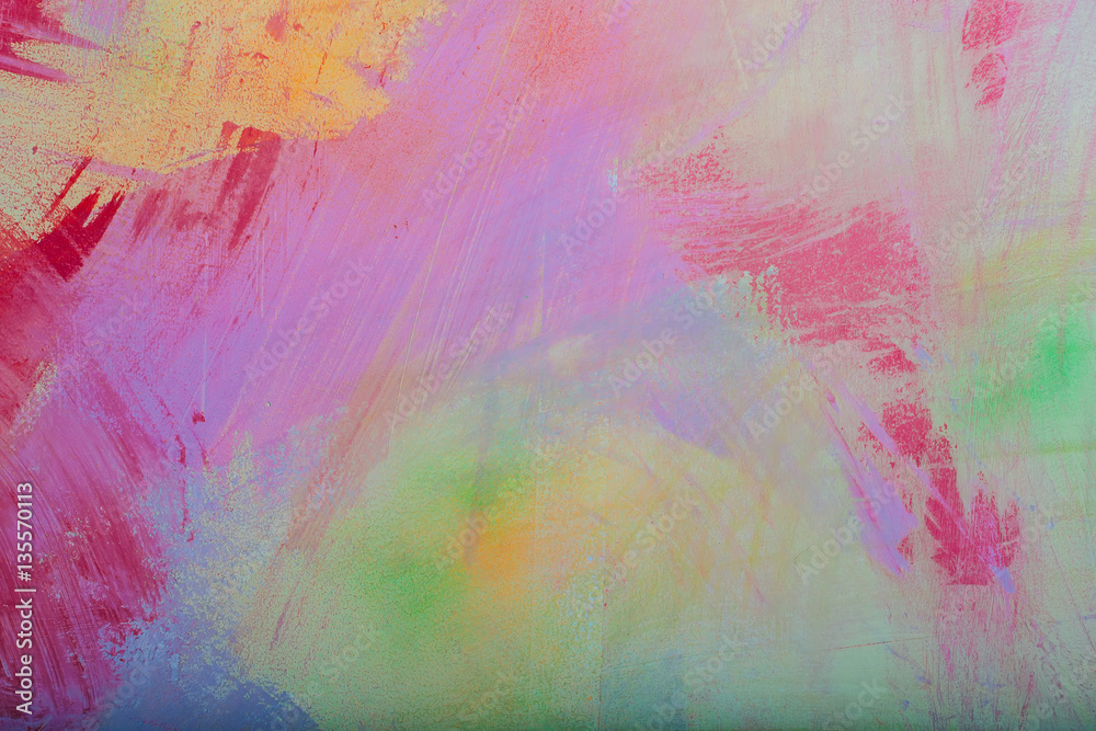 colorful abstract background of painted wall
