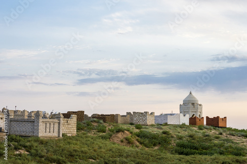 Muslim cemetery in Kazakhstan