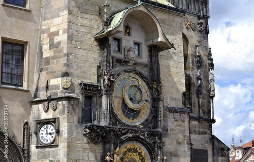 Photography Architecture from Prague and cloudy sky