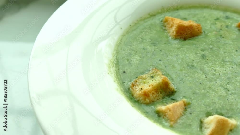 Spinach cream soup , Healthy food style
Spinach cream soup , Healthy food style