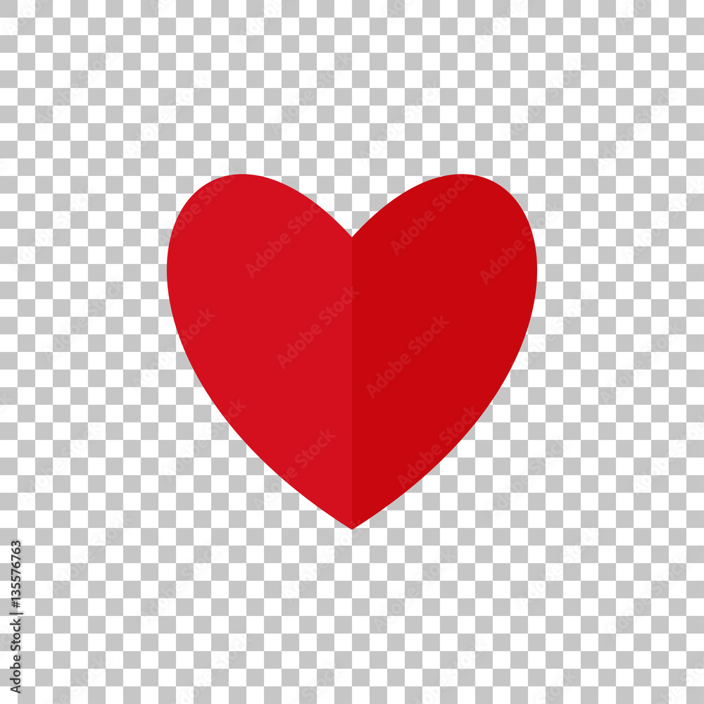 red heart on background isolate, Stylish vector illustration red heart on background isolate, Stylish vector illustration