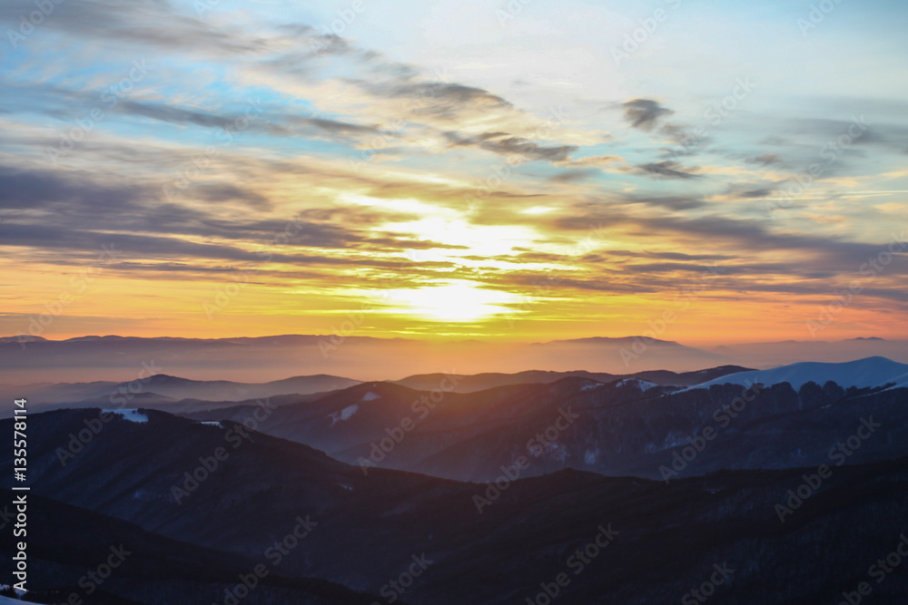 Winter in the Carpathians 