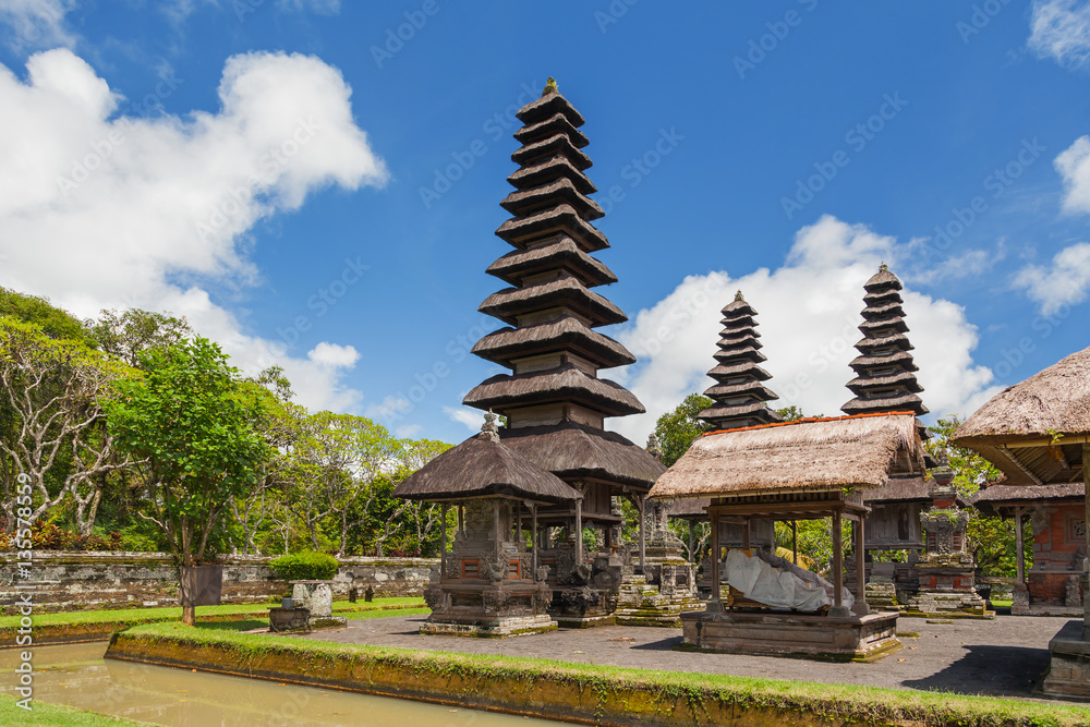 Taman Ayun Temple, a royal temple of Mengwi Empire located in Mengwi, Badung regency that is famous places of interest in Bali. Indonesia.