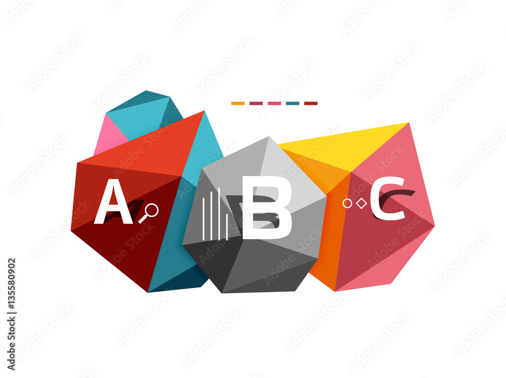 ABC infographics vector ABC infographics vector