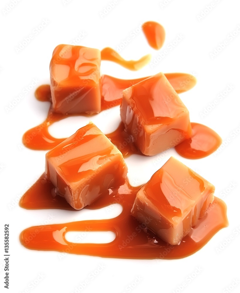 Caramel candies . Caramel candies .