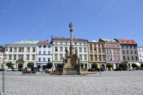Architecture from Olomouc with blue sky