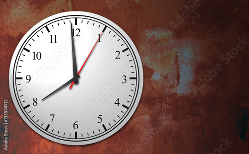 Business Clock Concept Background