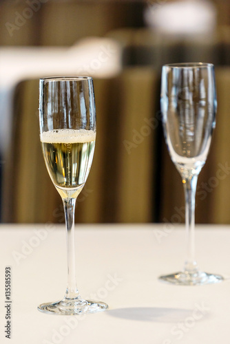 champagne glasses photo