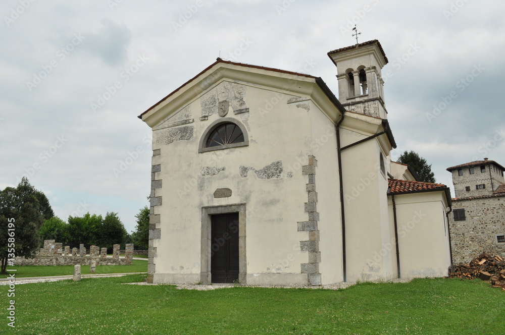 The medieval castle of Cassacco - Friuli