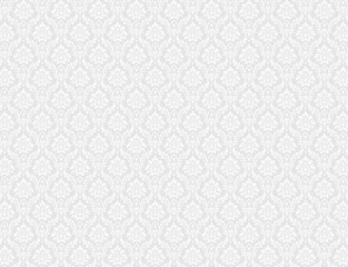 White damask pattern background