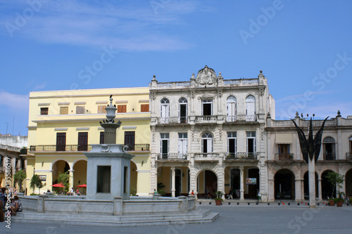 Colonial balconies in Havana, Cuba