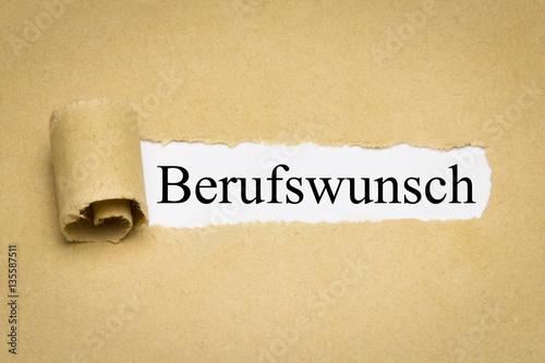 Berufswunsch