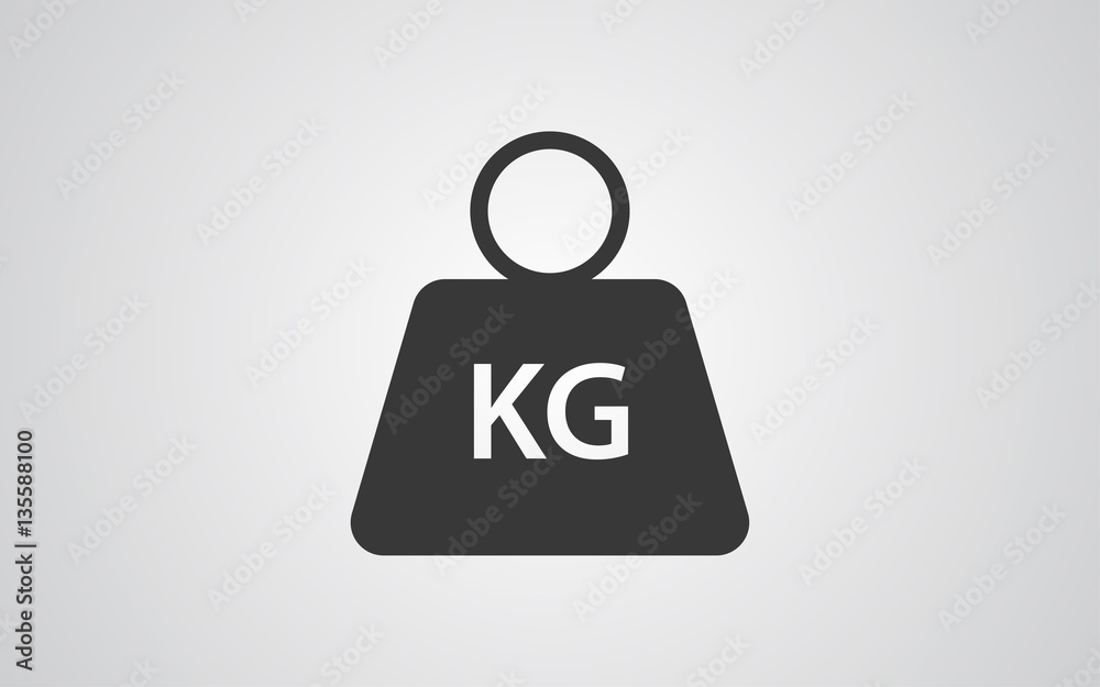 Weight icon design Weight icon design