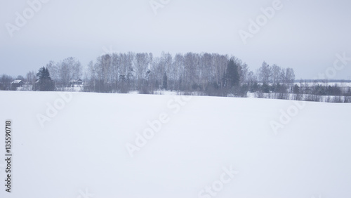Зимний пейзаж средней полосы Россиии © bogdych