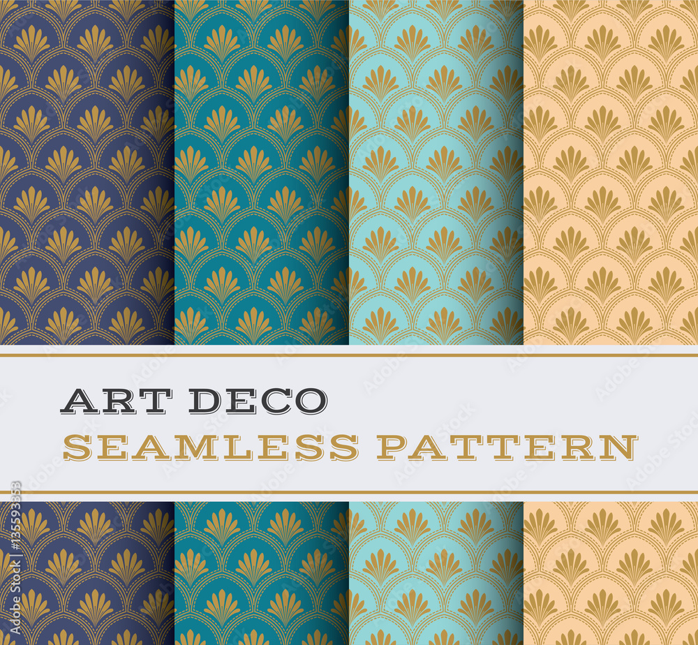 Art Deco seamless pattern 23 Art Deco seamless pattern 23