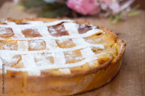 Tableau sur toile Italian Pastiera, traditional Easter tart from Naples