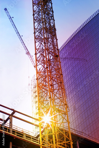 construction of skyscraper