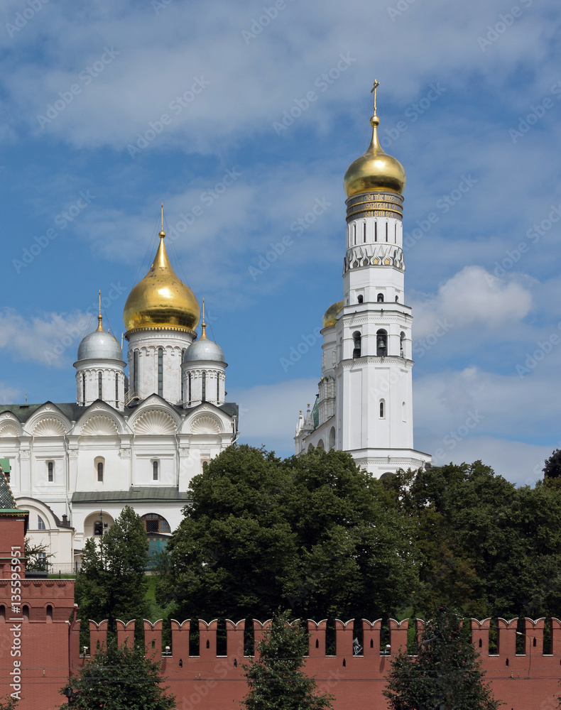 Bell tower, the Church and the tower of the Moscow Kremlin