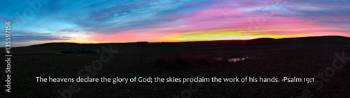 Foto Sunrise Psalm 19