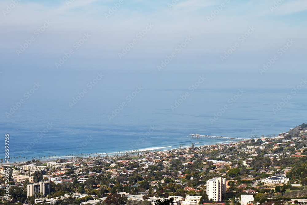 View from Mt. Soledad - San Diego - USA